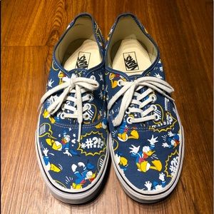Rare Disney Donald Duck Vans Authentic